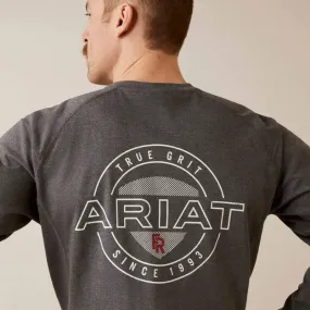 ARIAT - FR Air True Grit T-Shirt,Charcoal Heather