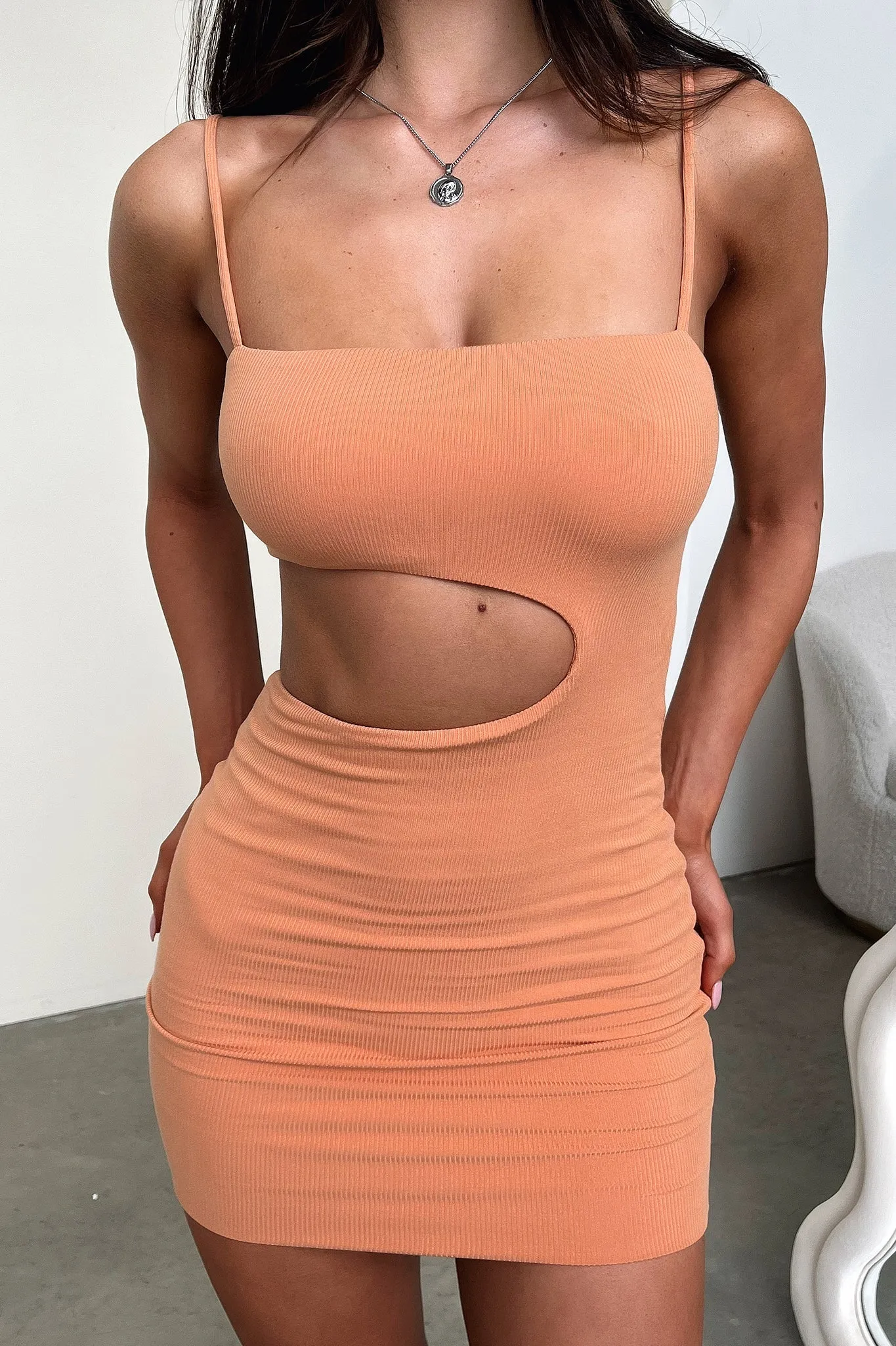 Avana Dress - Dull Orange