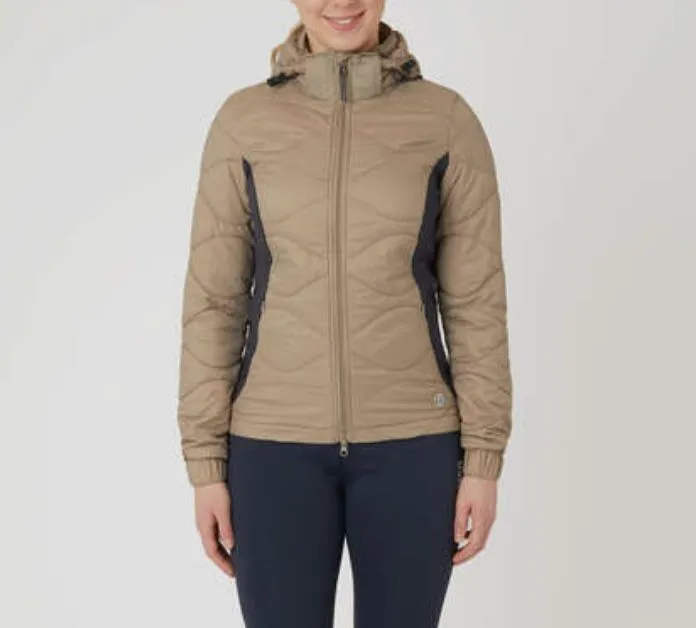 B Vertigo Brielle Women's Hybrid Riding Jacket - Weathered Teak Beige / Size EU 42 (US 12)  - NEW