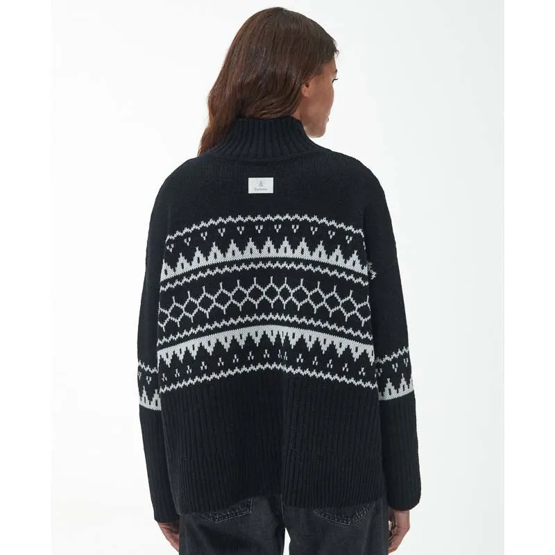 Barbour Pine Ladies Jumper - Black