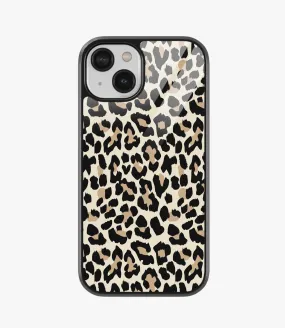 Beaver Leopard Print Glass Case