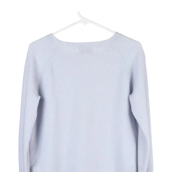 Belle France Jumper - Medium Blue Cashmere