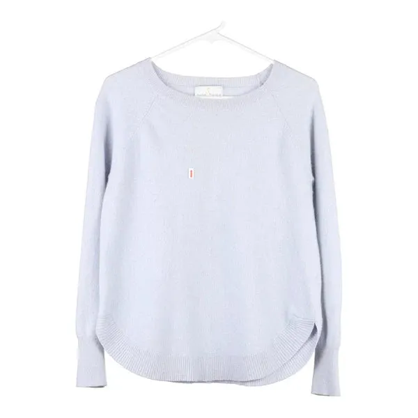 Belle France Jumper - Medium Blue Cashmere