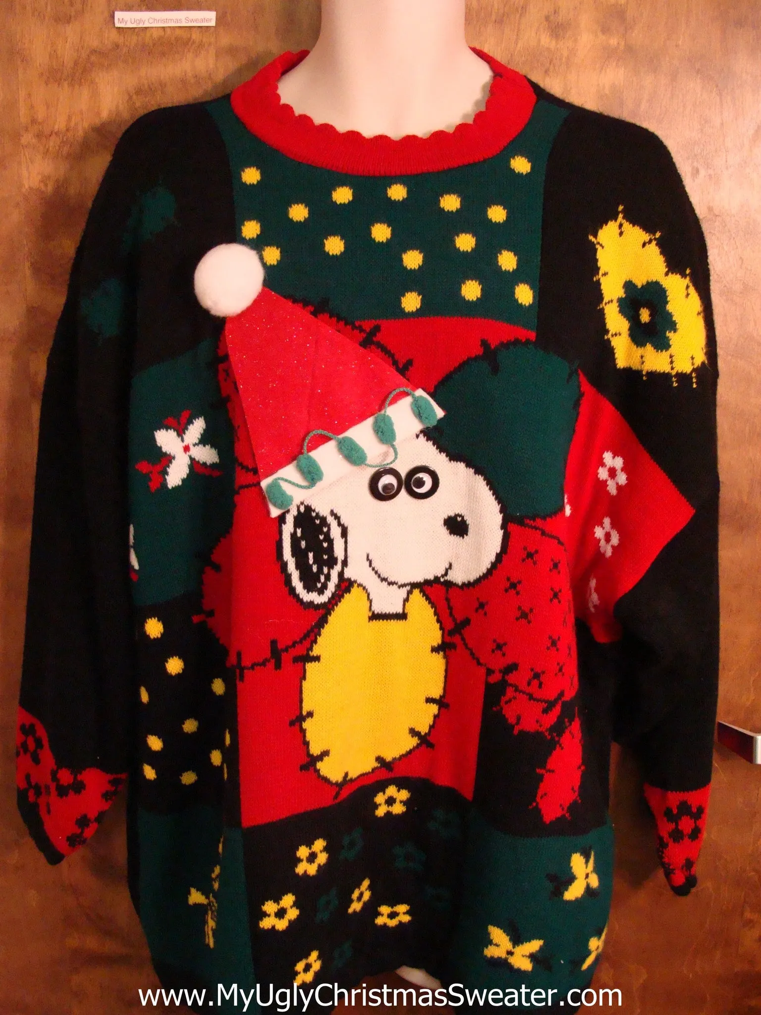 BEST Snoopy 80s Ugly Christmas Sweater