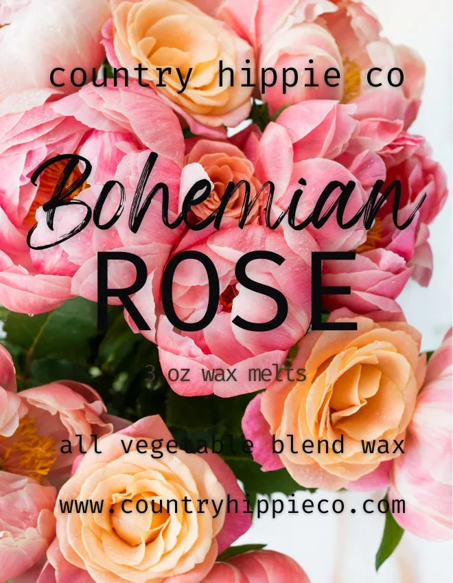 BOHEMIAN ROSE Wax Melts- 3 oz.