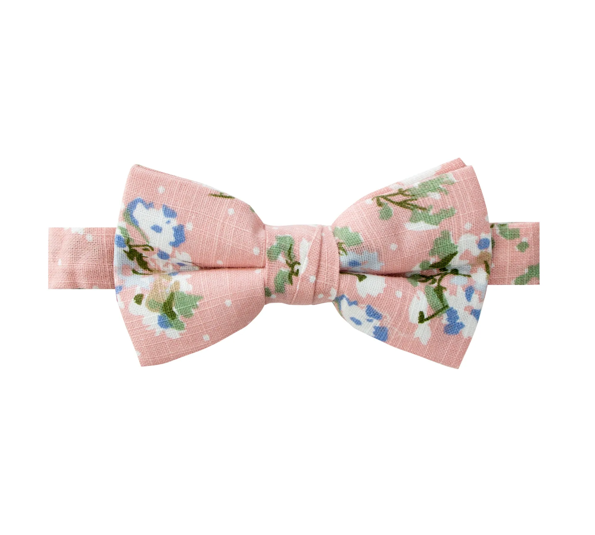 Boys' 4 Piece Suspenders Outfit with Floral Bow Tie, Light Grey/White/Light Pink/Light Pink 18