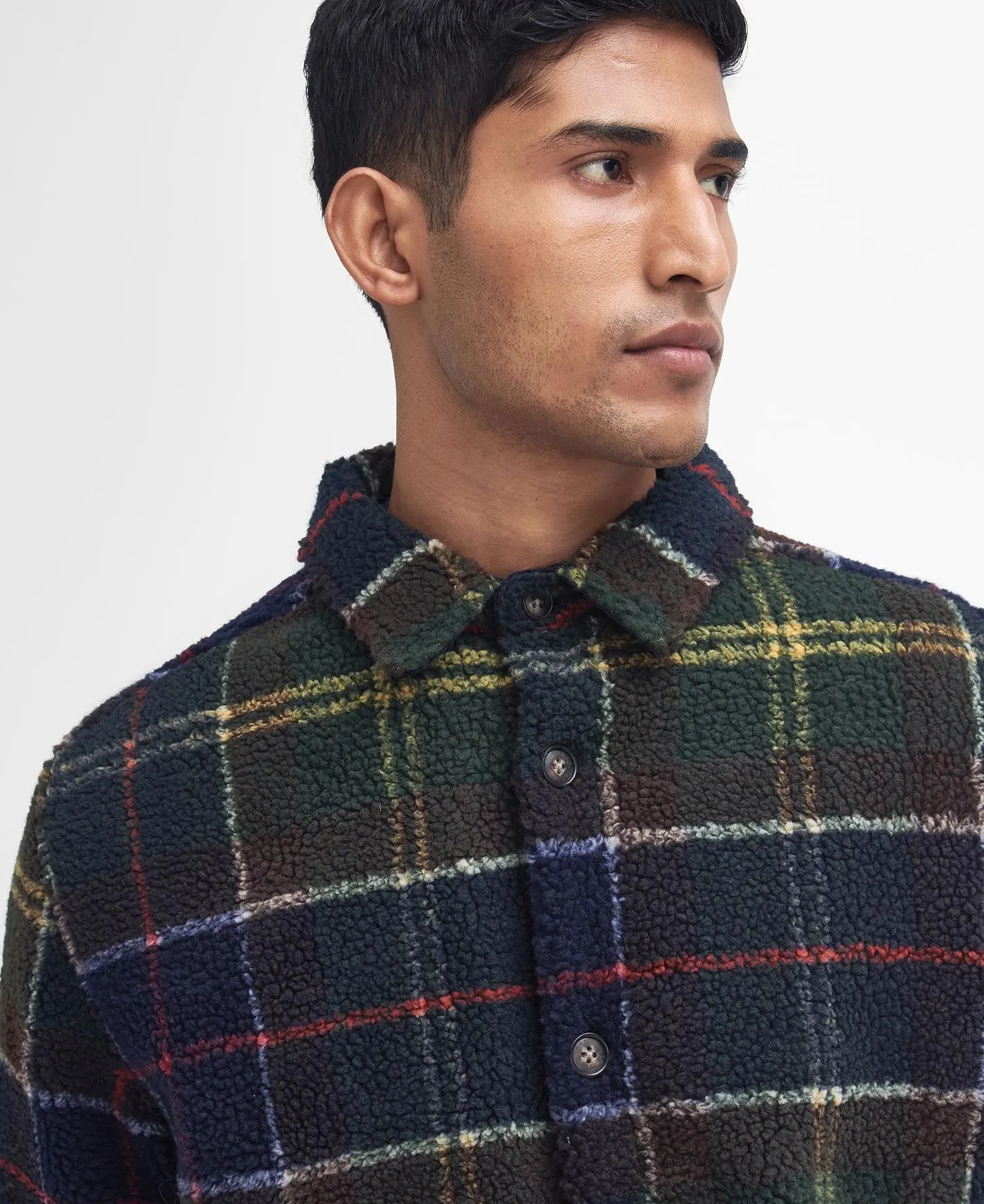 Bryson Tartan Fleece Overshirt - Classic Tartan