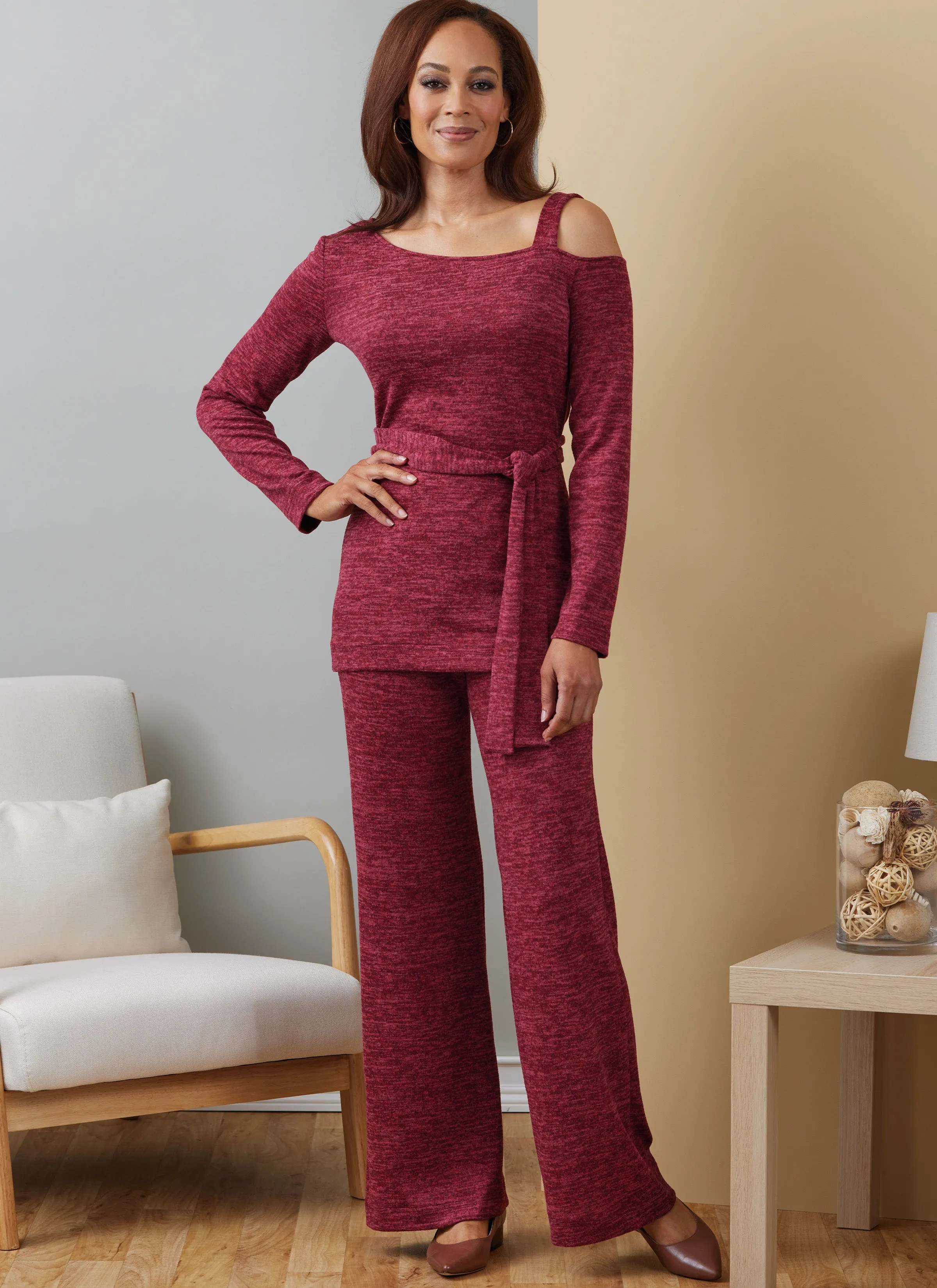 Butterick B6913 Misses' Knit Dress, Top, Skirt and Pants