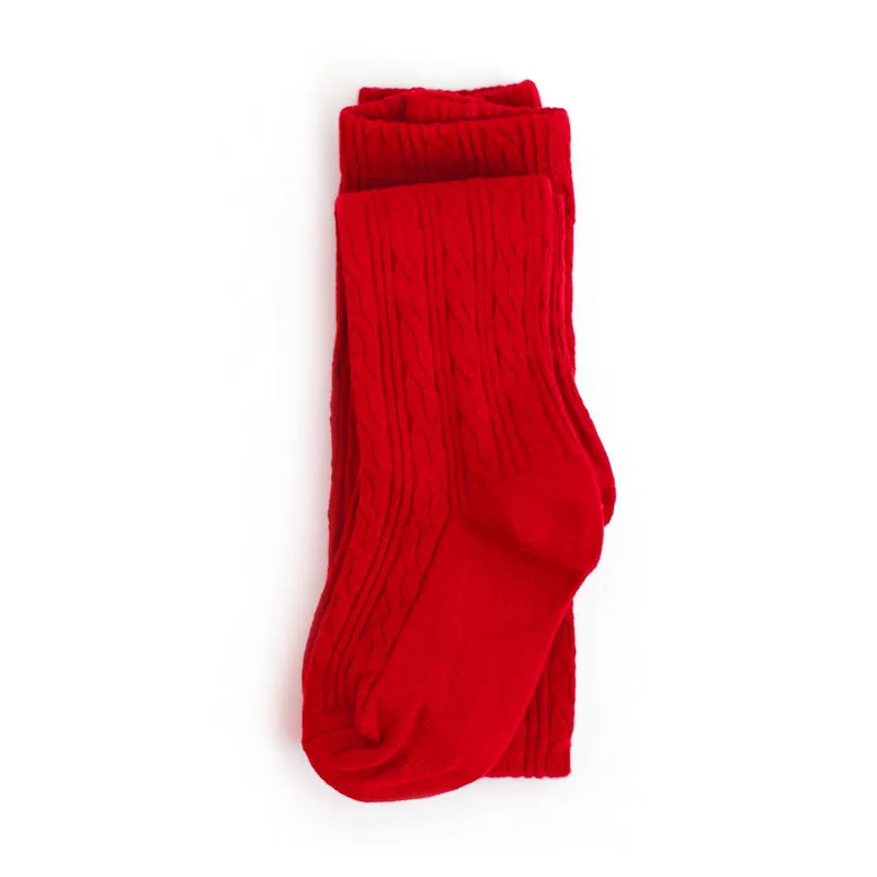 Cable Knit Tights (Various Colors and Sizes)