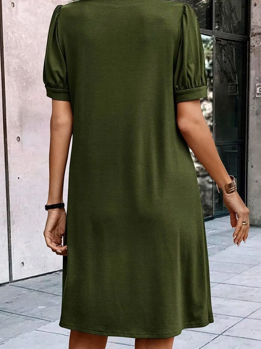 Casual Knit Midi Dress