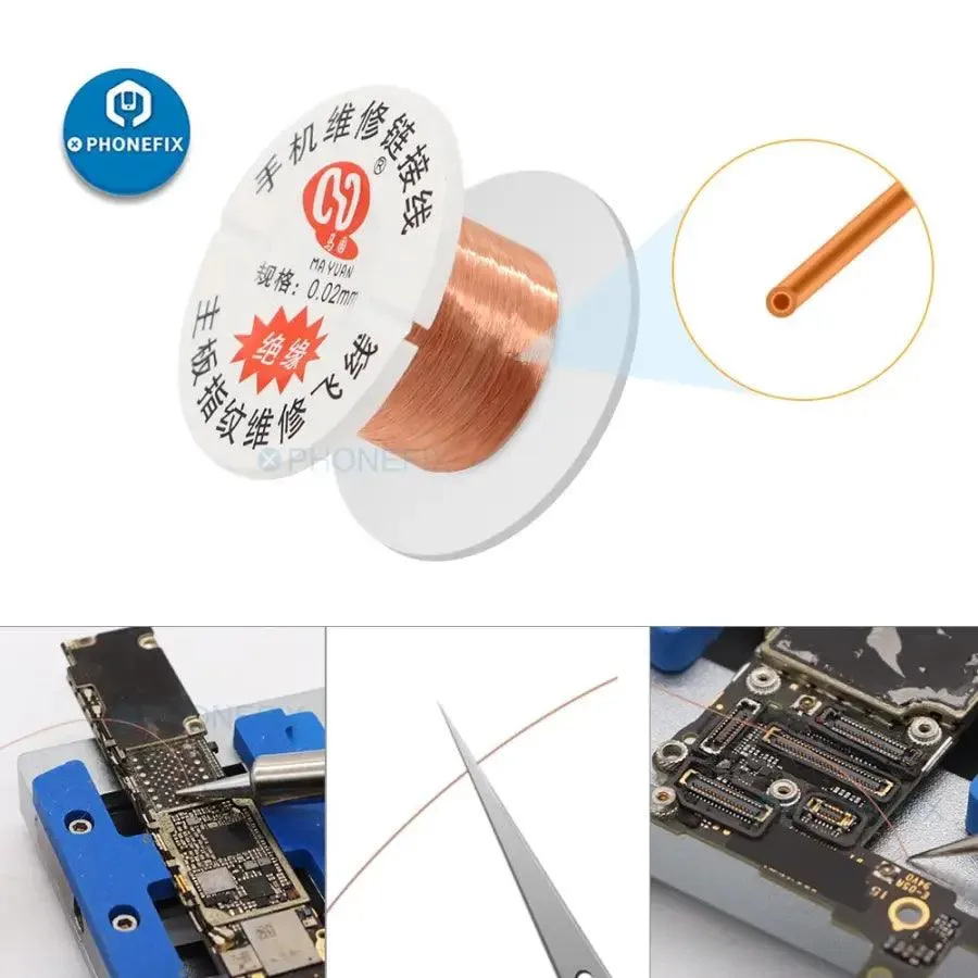 Copper Jumper Wire 0.01mm Phone BGA Soldering Repair link