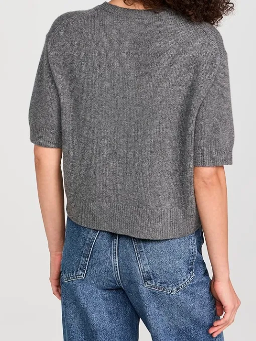 Crop Cashmere Tee