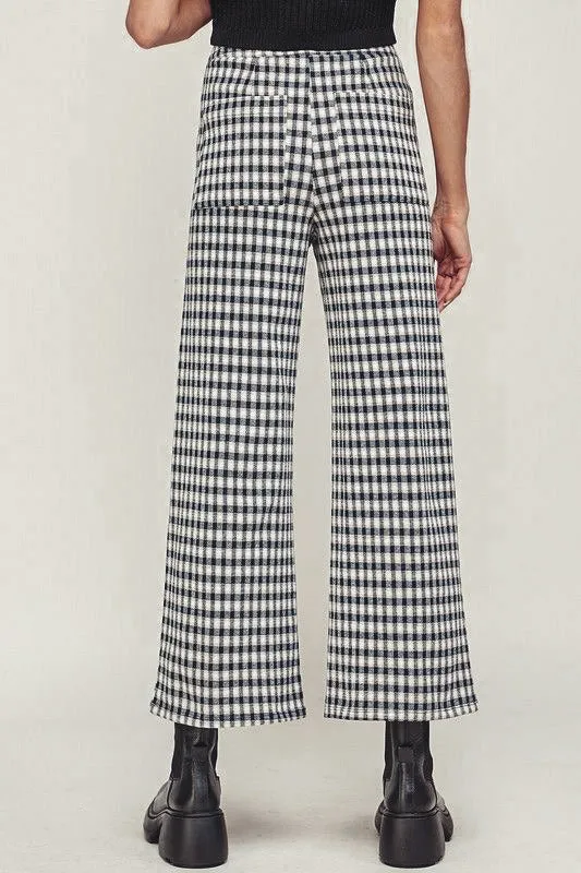 Daria Crop Plaid Pants