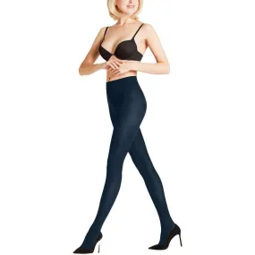 Falke Seidenglatt 40 Den Tights - Marine Navy