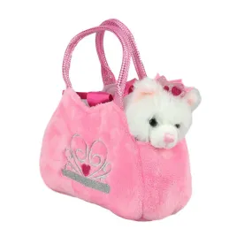 Fancy Pals - White Princess Cat in Kitty Bag