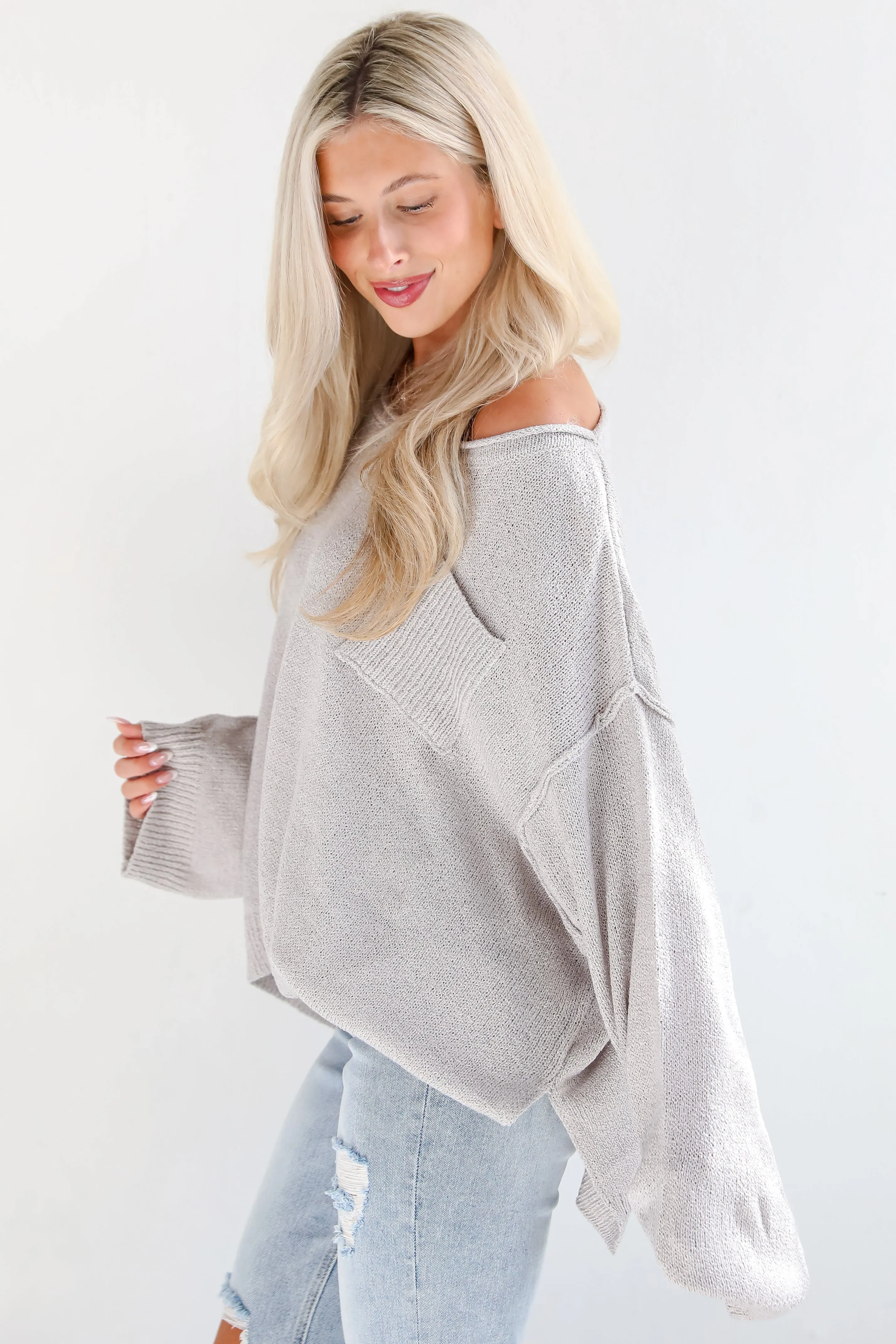 FINAL SALE - Toasty Allure Oversized Sweater