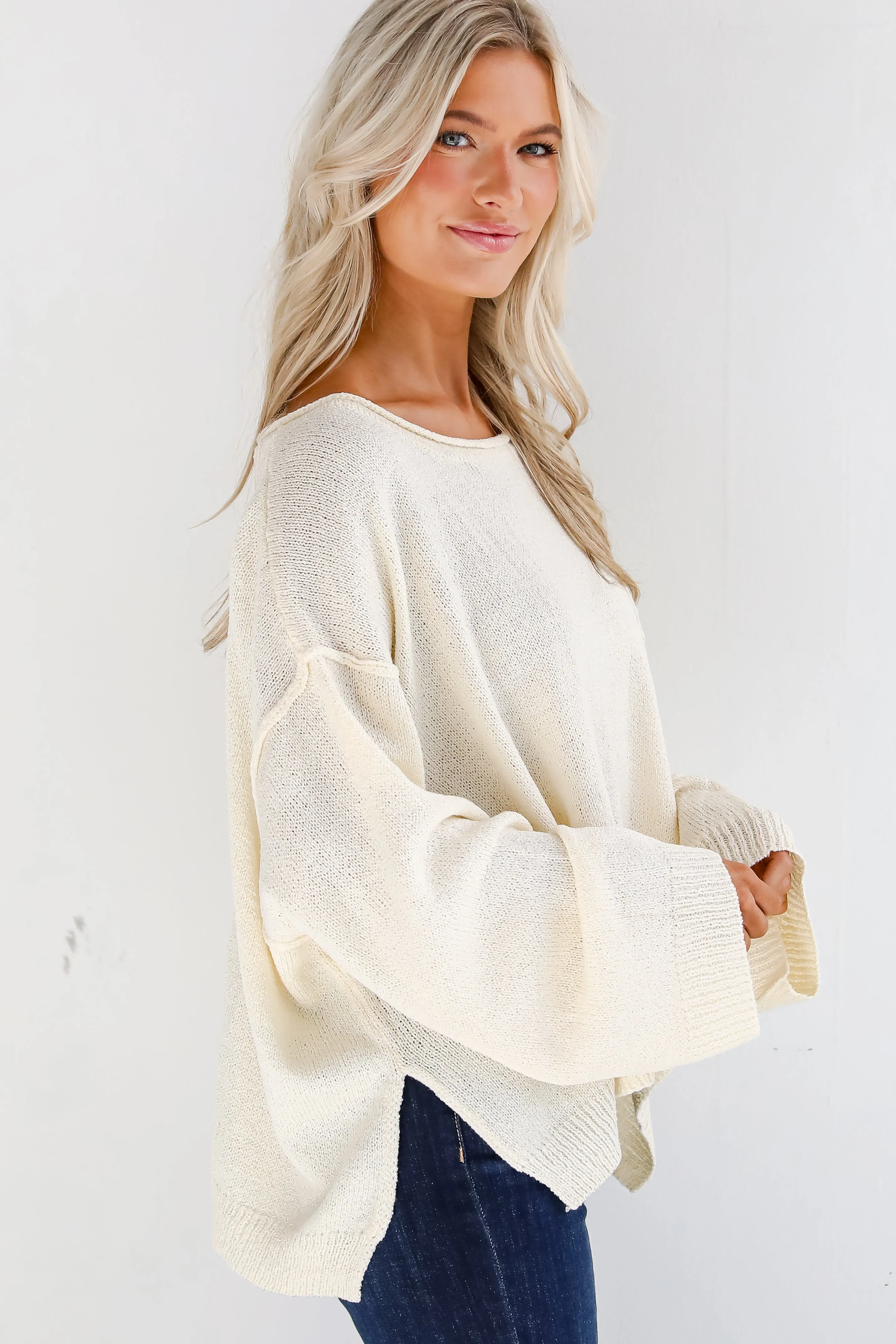 FINAL SALE - Toasty Allure Oversized Sweater