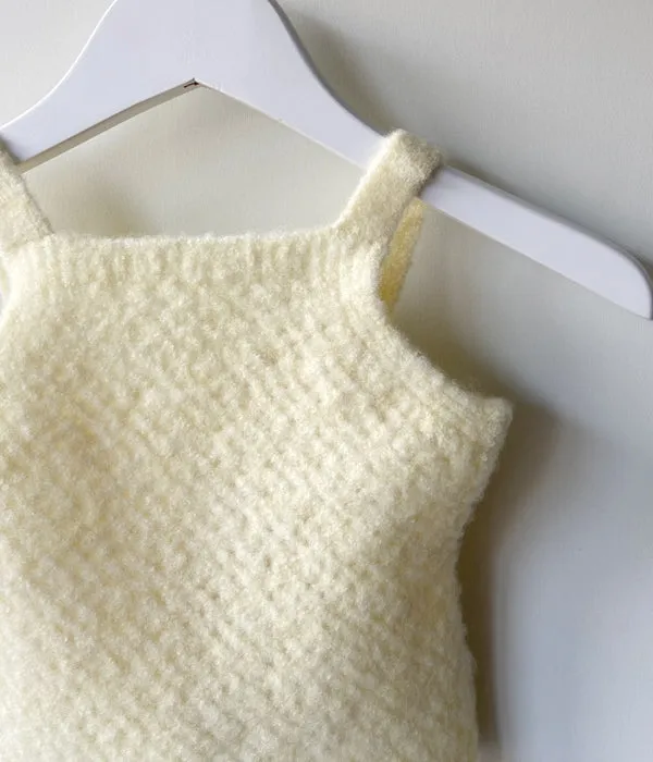 FUMIKA_UCHIDA/STRETCH MESH KNITTED BRA TOP&ARM WORMERS(LIGHT YELLOW)