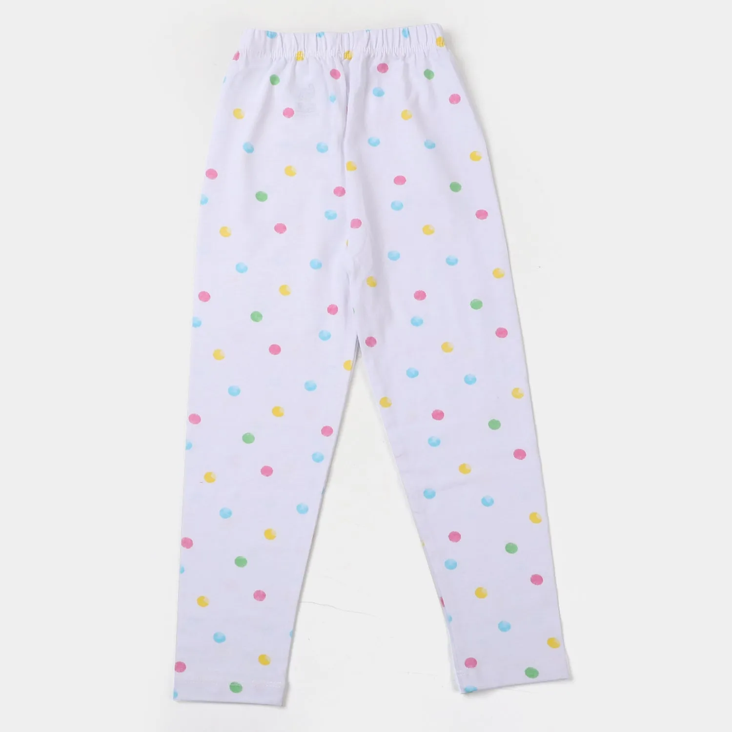 Girls Tights Polka Dots - B.White