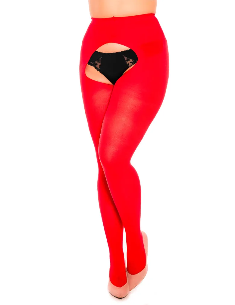 Glamory Hosiery Tights GH50126 Red