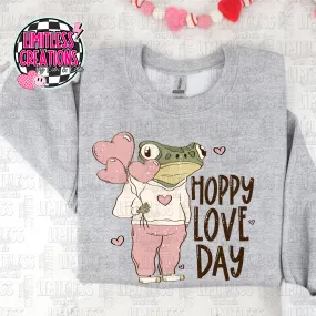 Hoppy Love Day Frog Valentine Shirt