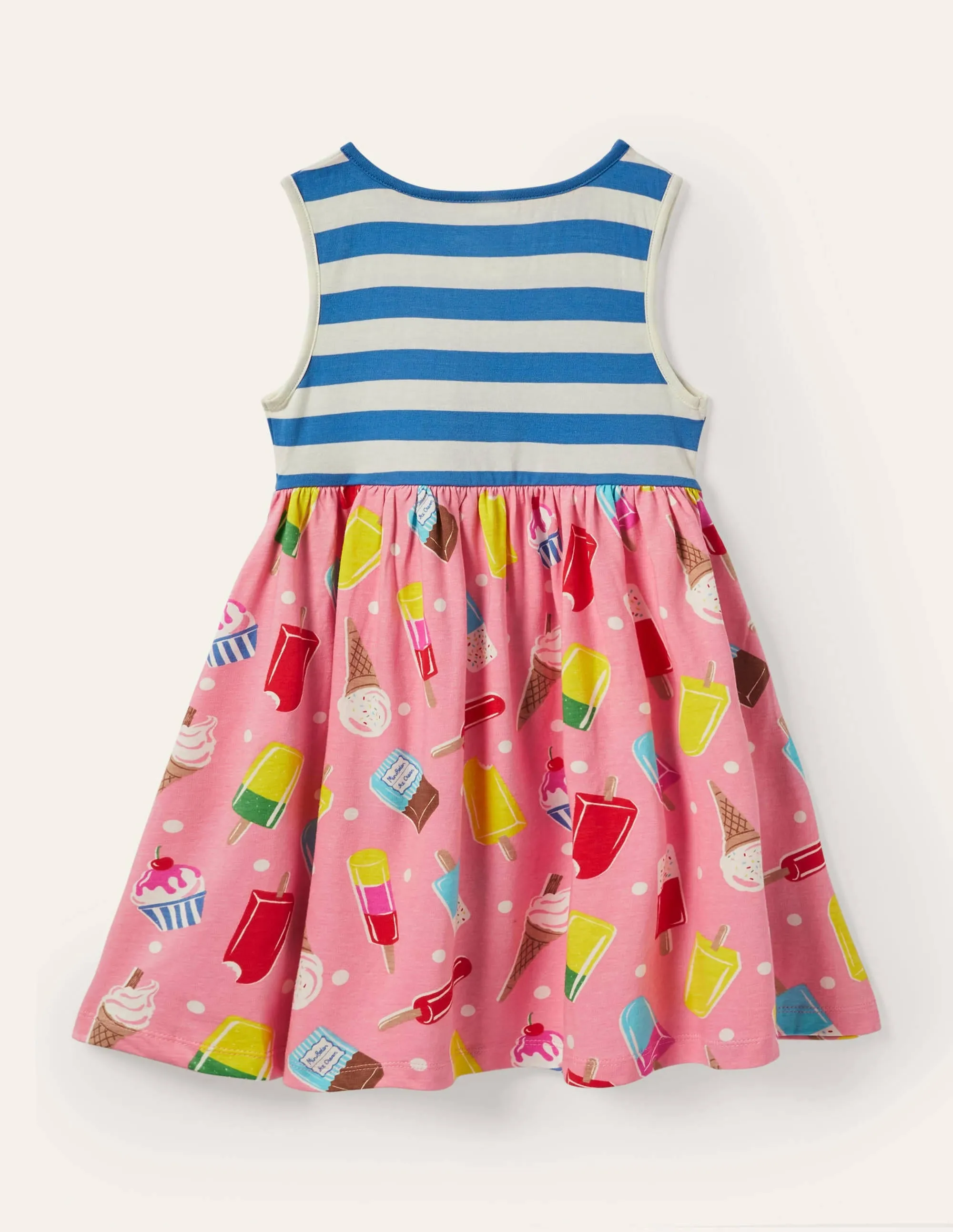 Hotchpotch Jersey Dress-Pink Lemonade Ice Cream Spot