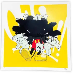 Ink Head Slick Yellow Silkscreen Print by OG Slick