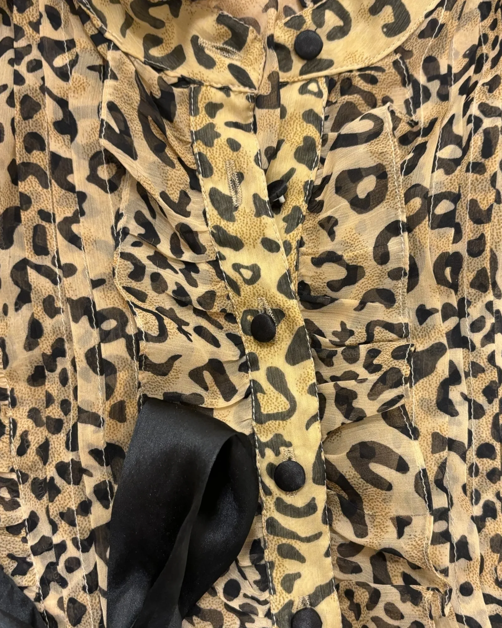 Leopard Y2K Top L