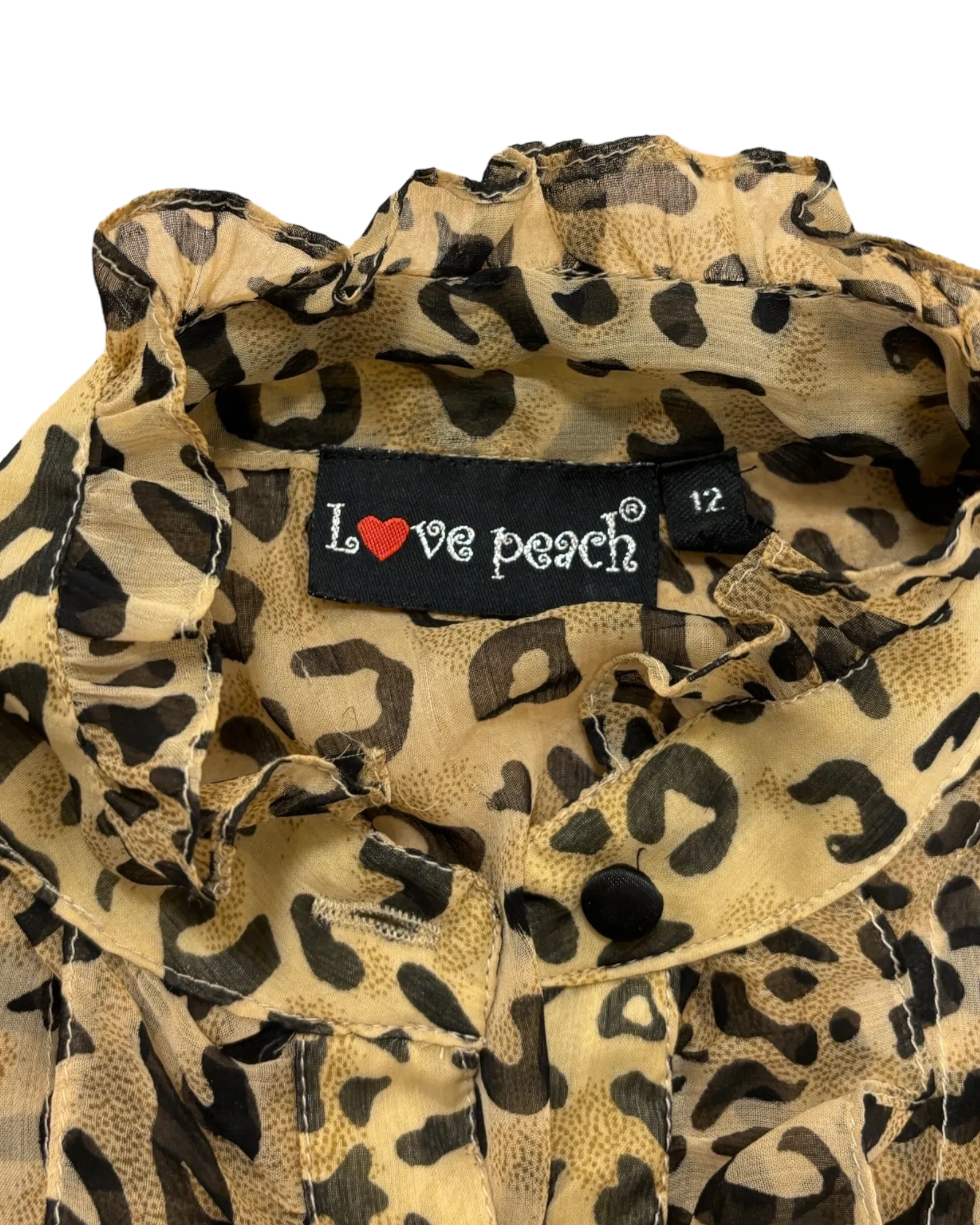 Leopard Y2K Top L