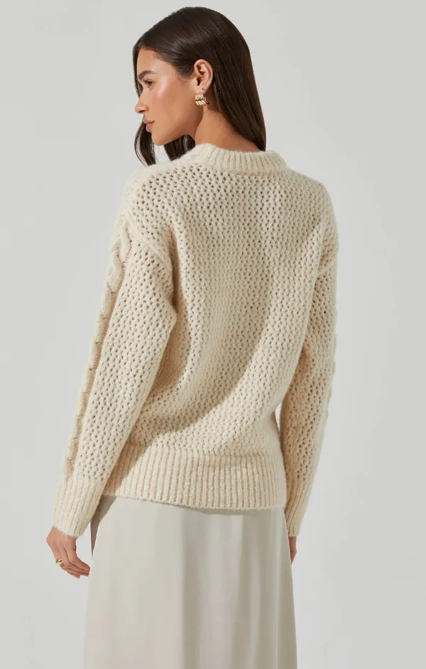 Lizbeth Cable Knit Sweater