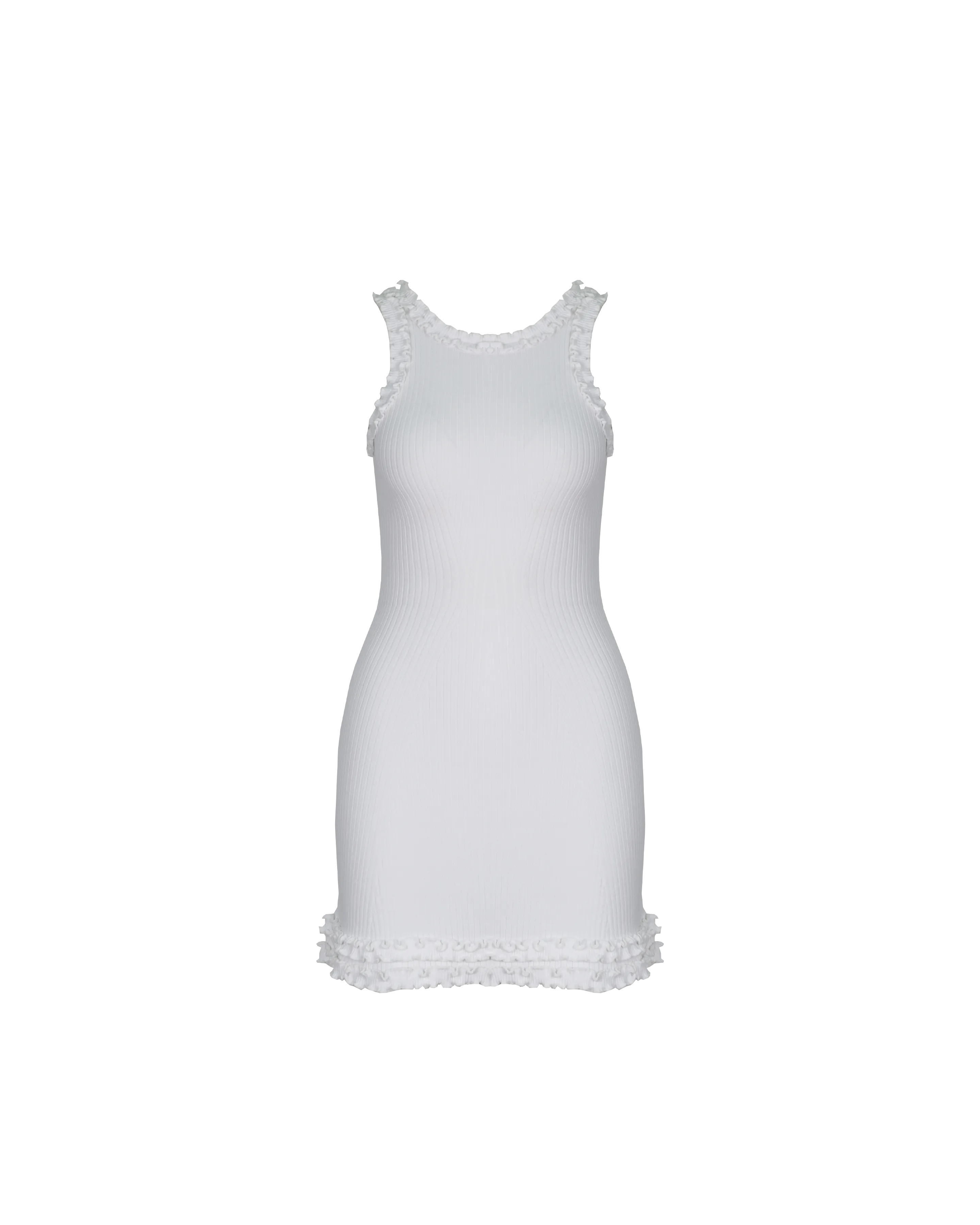 LOLLO MINI DRESS WHITE