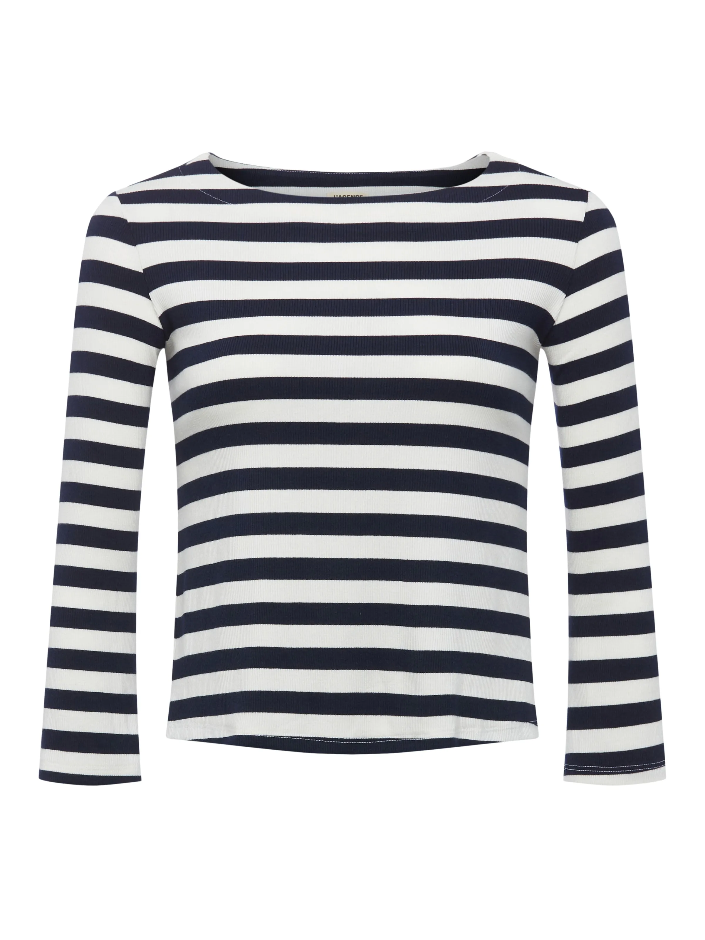 Lucille Striped Boatneck Top