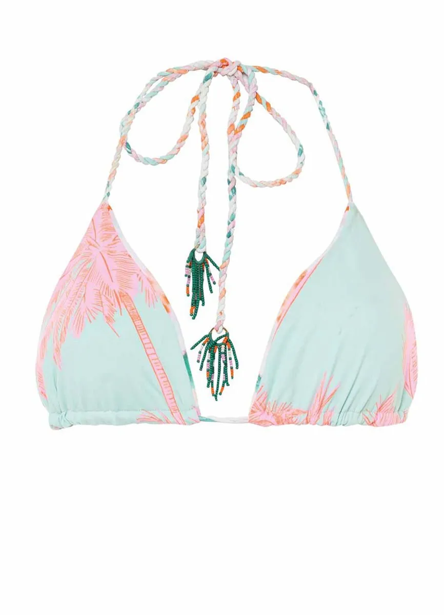 Maaji Rainbow Dye Balmy Sliding Triangle Bikini Top