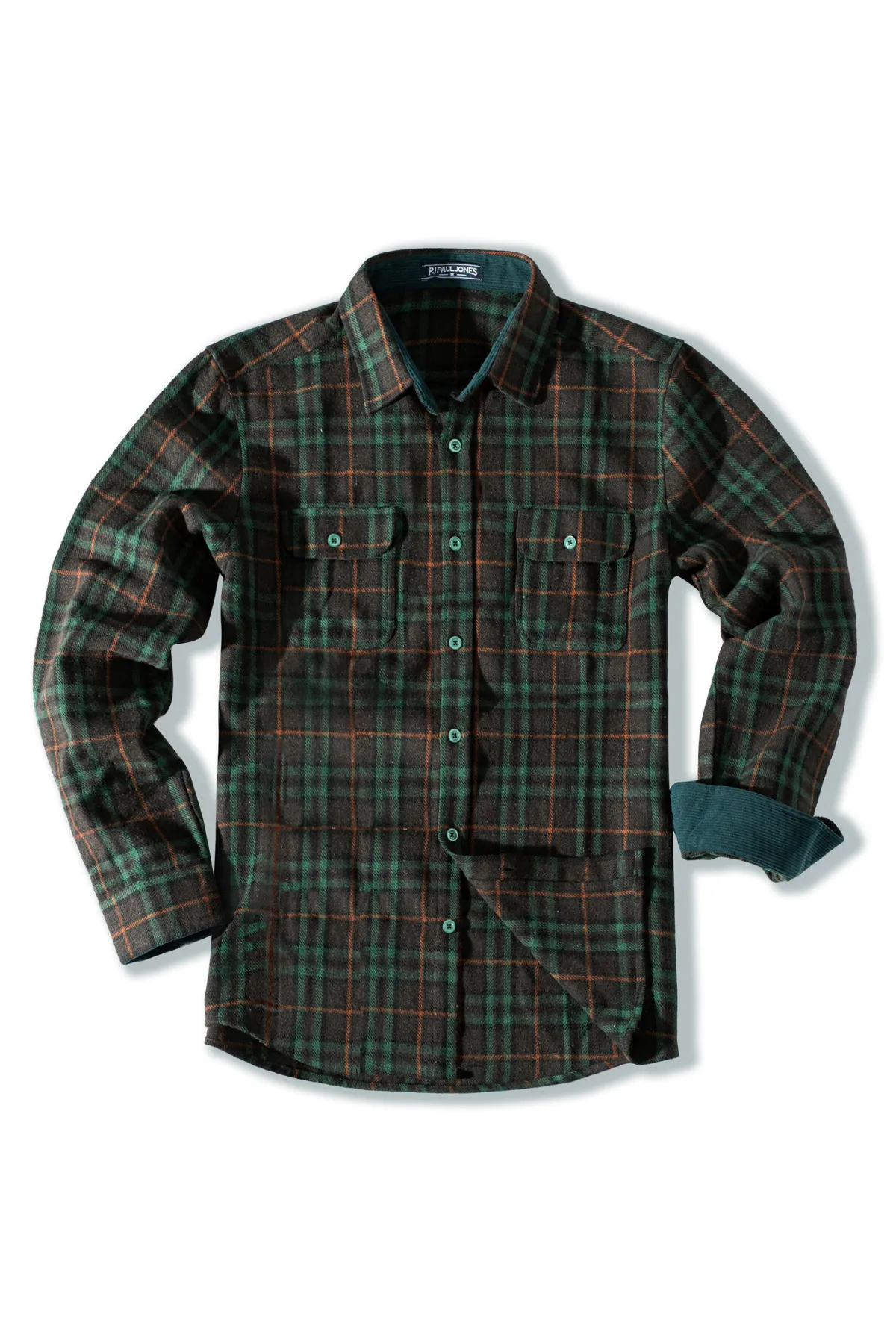 Mens Flannel Shirts Casual Button Down Long Sleeve Plaid Cardigans Shirt Jacket with Pockets