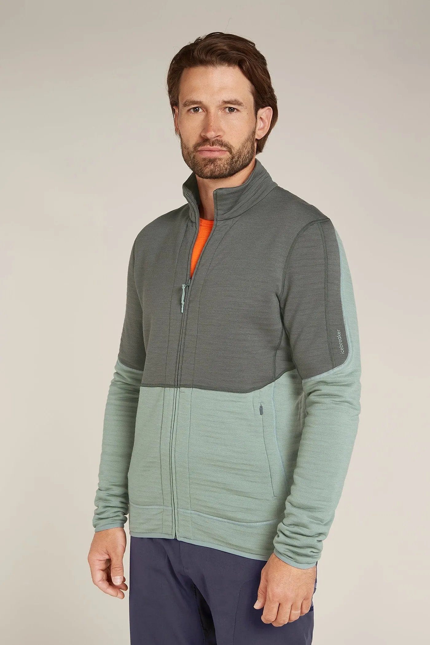 Mens Merino 400 RealFleece™ Descender Long Sleeve Zip