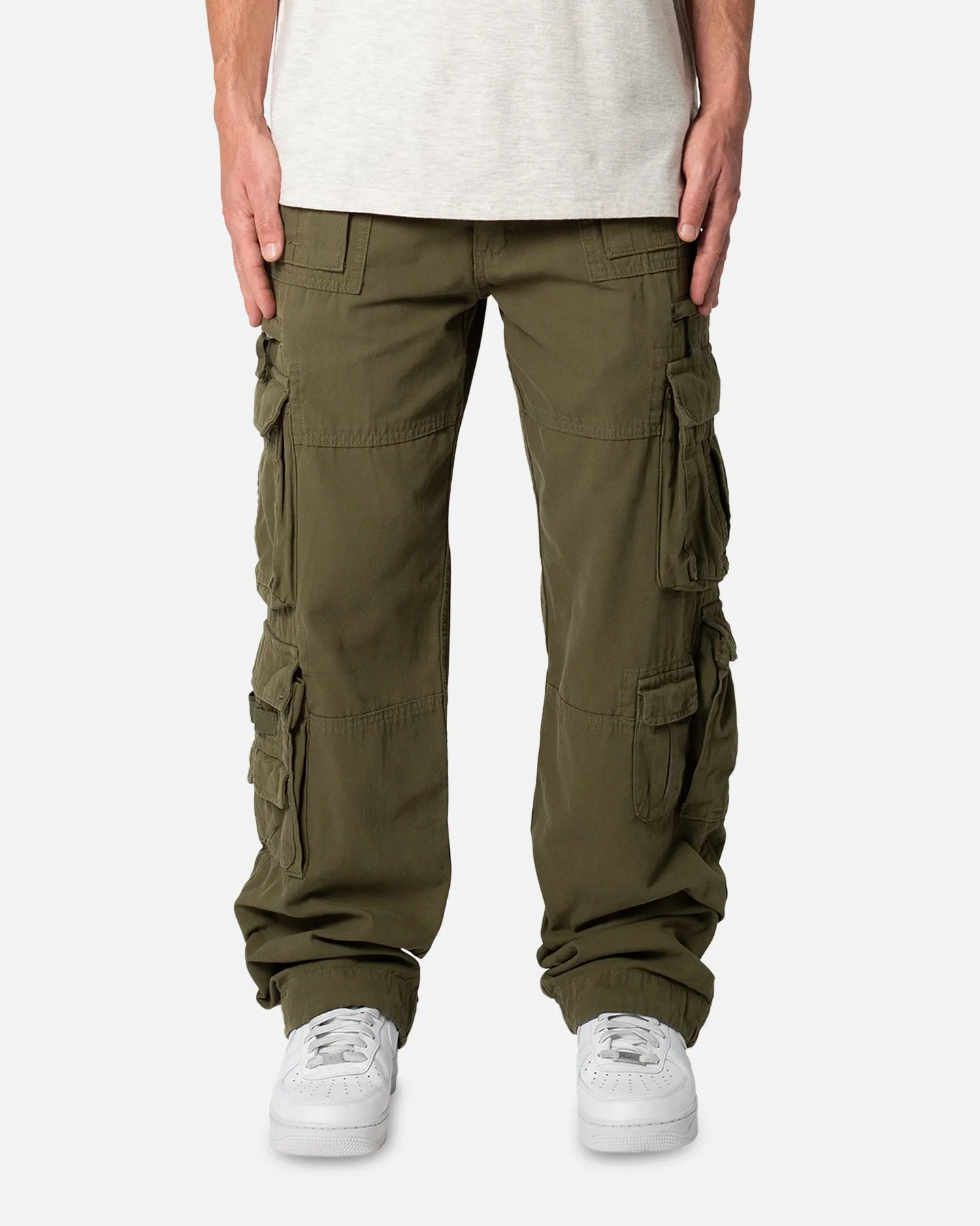 MNML Military Cargo Pants Olive