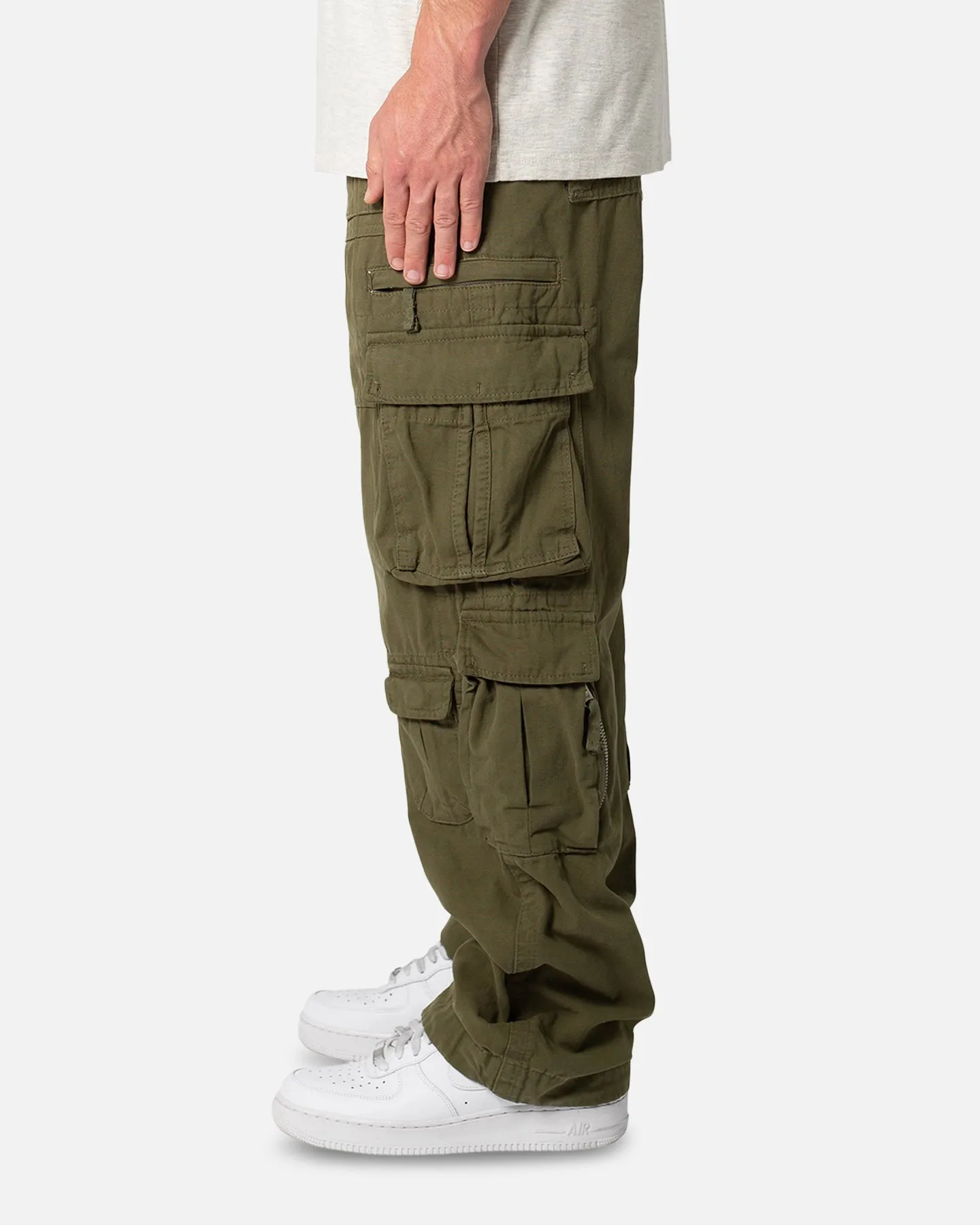 MNML Military Cargo Pants Olive