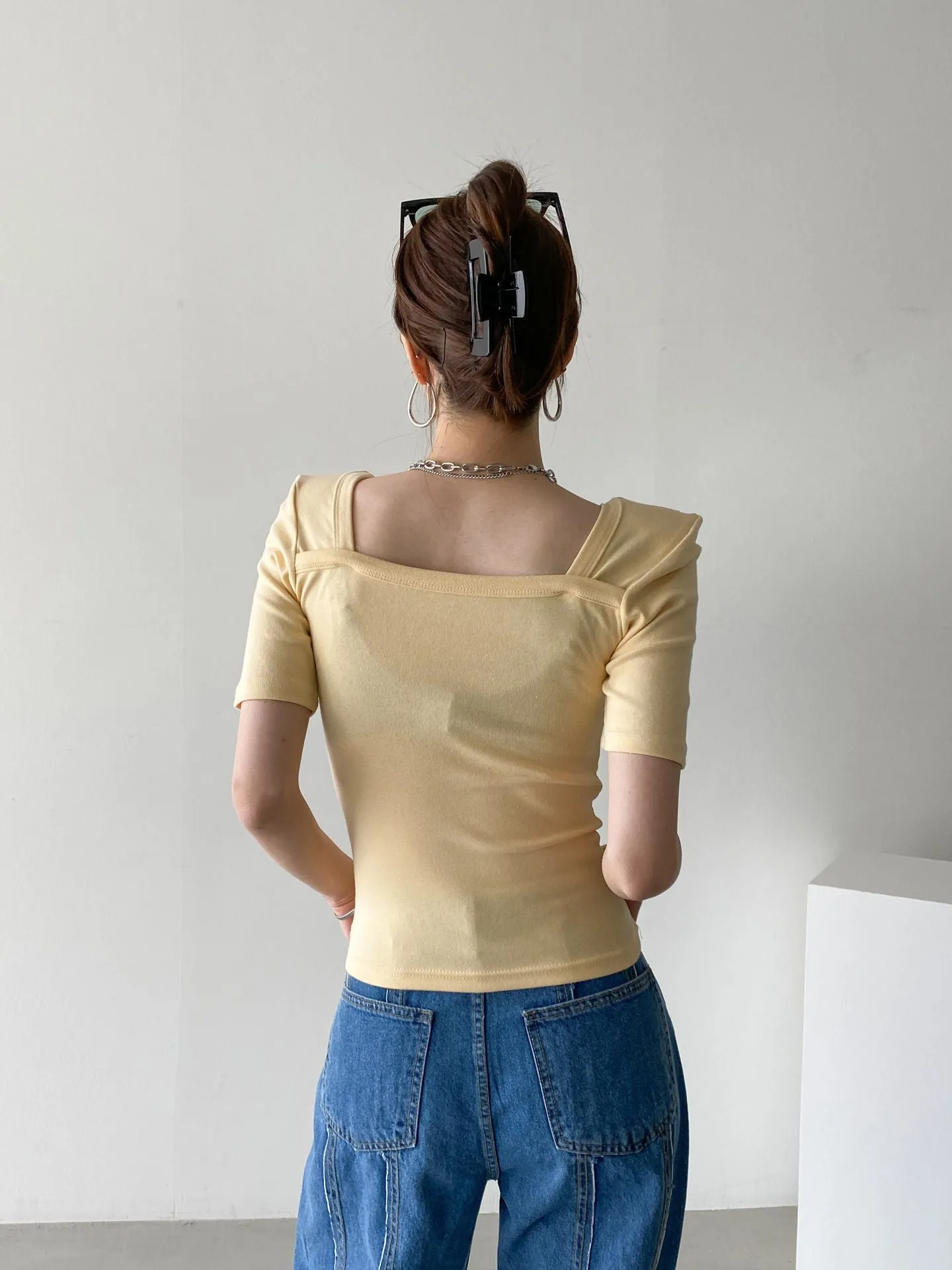 Modal Square Shoulder Tee