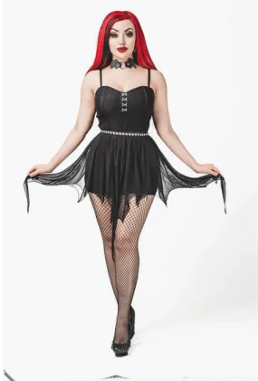 Necessary Evil Persephone Bat Wings Layer Top Or Skirt