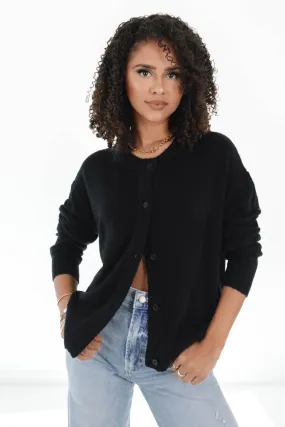 New York Days Cardigan - Black