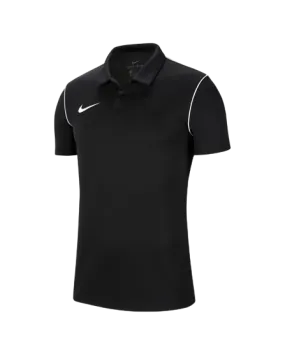 NIKE DRI-FIT PARK 20 POLO - MEN - BLACK/WHITE