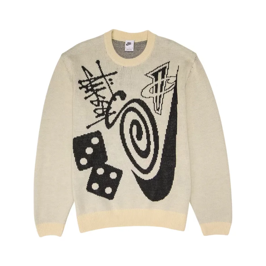 Nike x Stussy Knit Sweater Natural