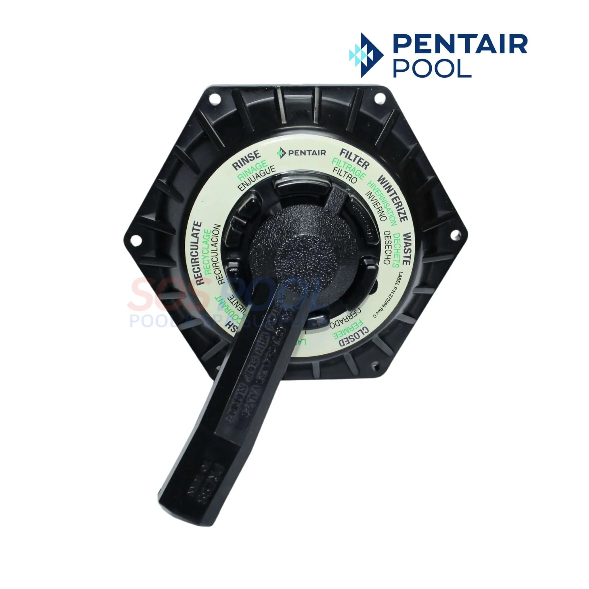 Pentair Top Assembly Valve For 1-1/2" HiFlow Valves and Sand Dollar Filters | 272531