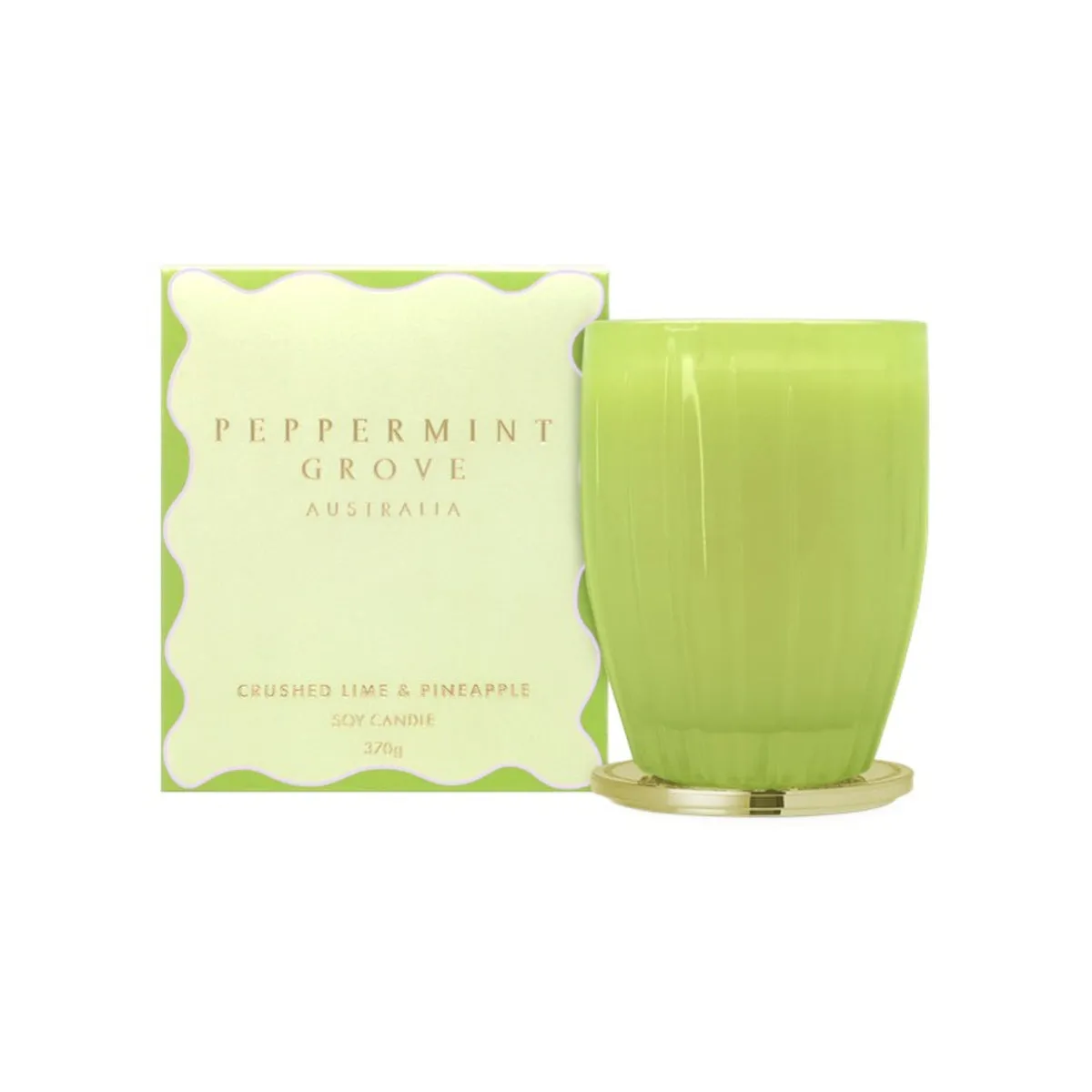 Peppermint Grove Australia Crushed Lime & Pineapple Candle Limited Edition 370g