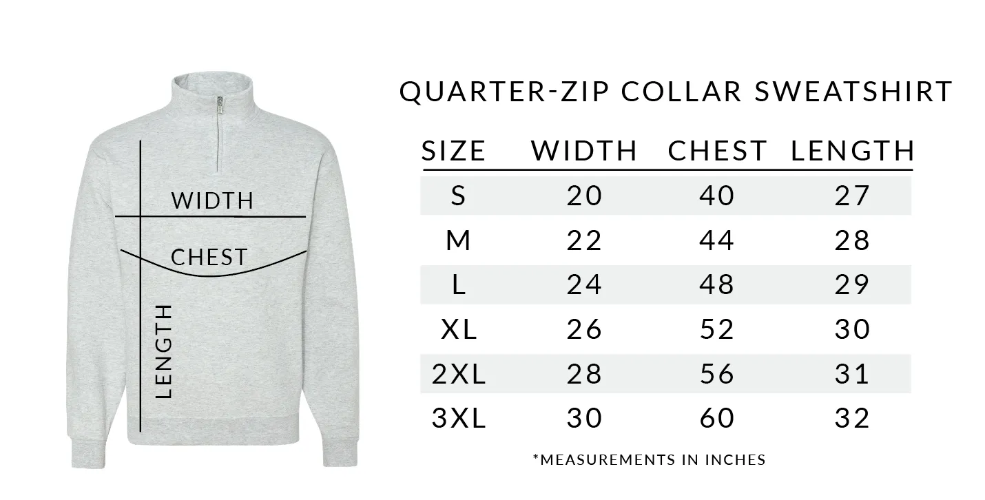 Personalized RN Quarter Zip Sweatshirt