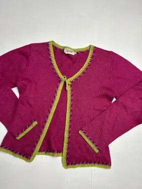 Pink cardigan jumper (S/M)