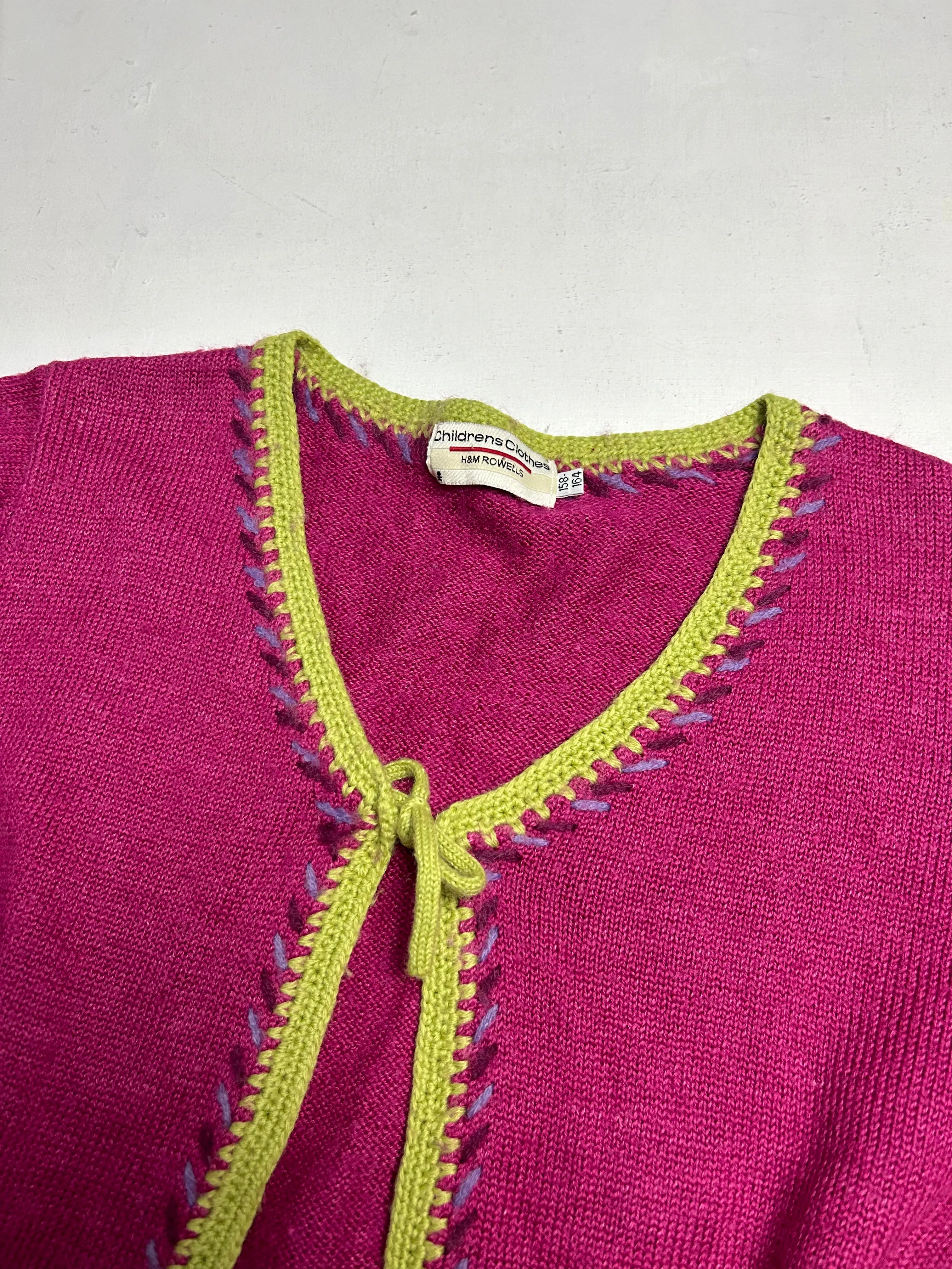 Pink cardigan jumper (S/M)