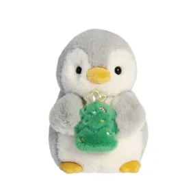 PomPom Penguin w/Xmas Tree Soft Toy