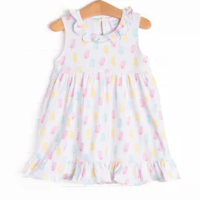 Popsicle Polka Dots Dress, Pink