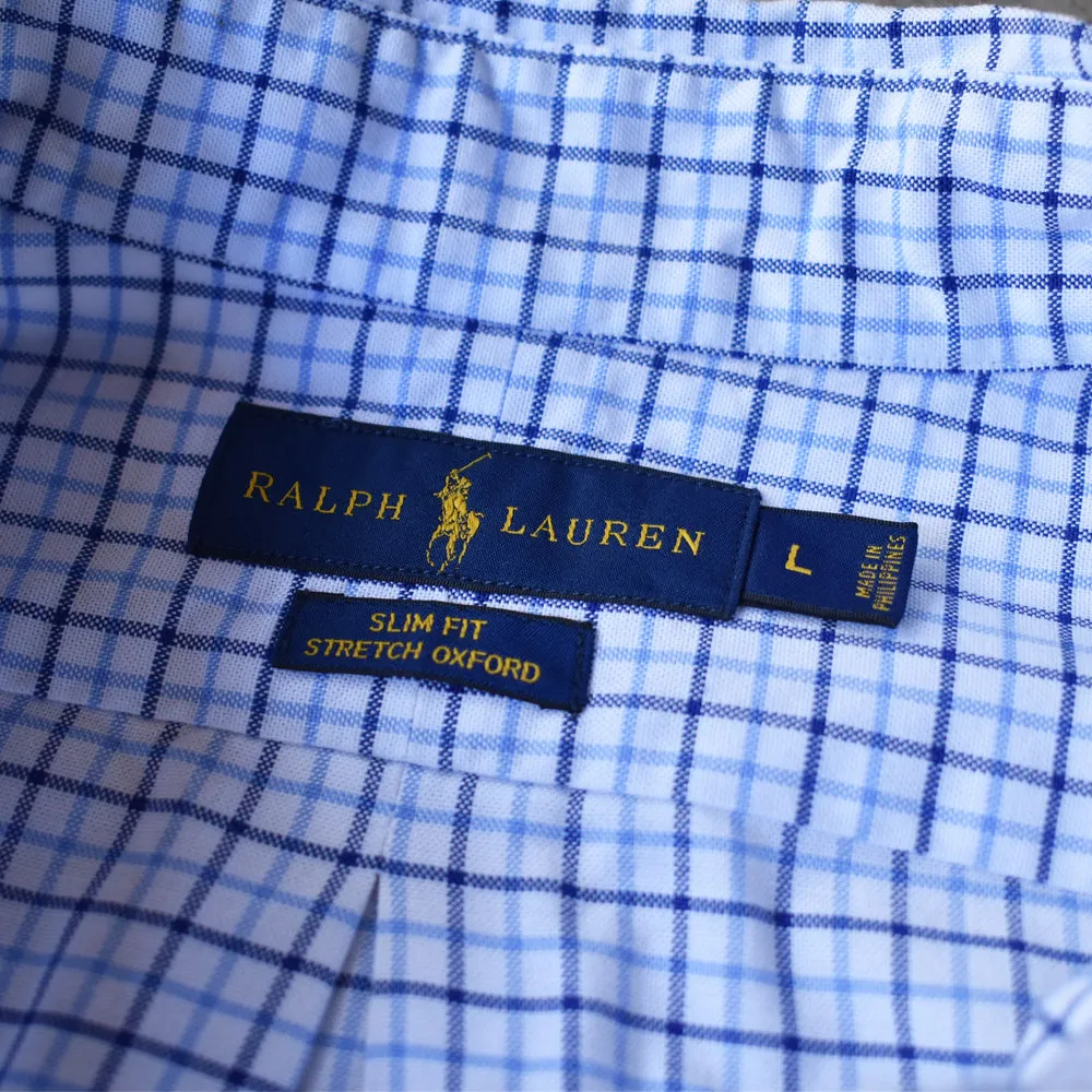 Ralph Lauren/ラルフローレン “SLIM FIT” チェック ボタンダウンシャツ　230525